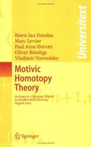Tapa de Motivic homotopy theory