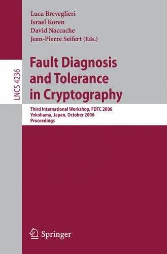 Tapa de Fault diagnosis and tolerance in cryptography