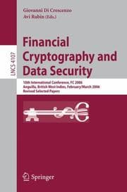 Tapa de Financial Cryptography and Data Security (vol. # 4107)