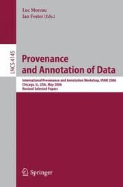 Tapa de Provenance and annotation of data