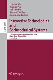 Tapa de Interactive Technologies and Sociotechnical Systems