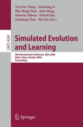 Tapa de Simulated evolution and learning