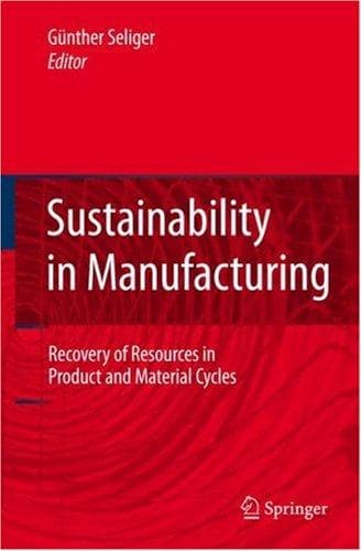 Tapa de Sustainability in Manufacturing