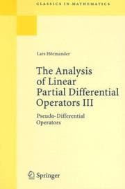 Tapa de The Analysis of Linear Partial Differential Operators III
