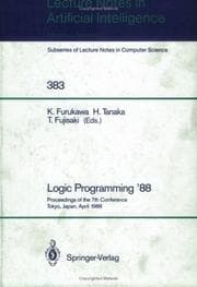 Tapa de Logic Programming '88