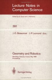 Tapa de Geometry and Robotics