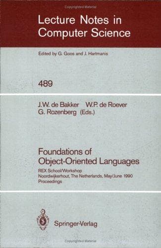 Tapa de Foundations of object-oriented languages