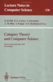 Tapa de Category theory and computer science