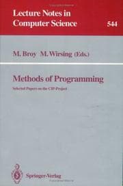 Tapa de Methods of programming