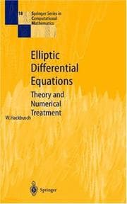 Tapa de Elliptic Differential Equations