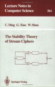 Tapa de The stability theory of stream ciphers