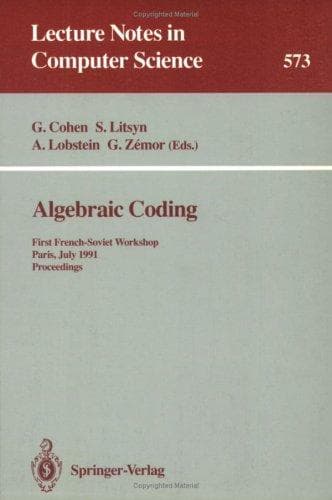 Tapa de Algebraic Coding