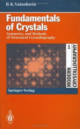 Tapa de Modern crystallography