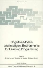 Tapa de Cognitive models and intelligent environments for learning programming