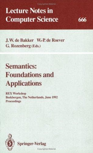 Tapa de Semantics: Foundations and Applications