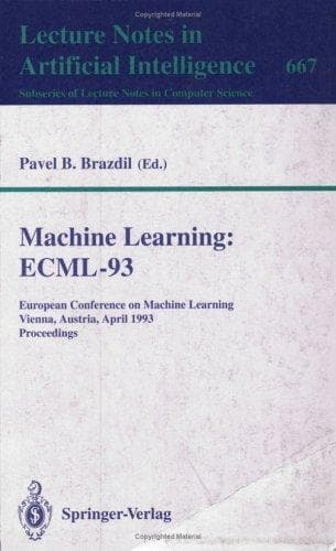 Tapa de Machine Learning: Ecml-93