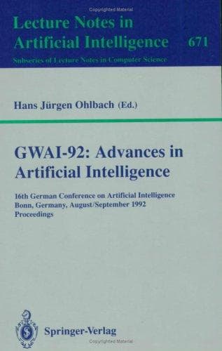 Tapa de GWAI-92: Advances in Artificial Intelligence
