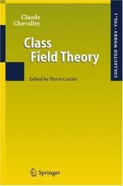 Tapa de Class Field Theory
