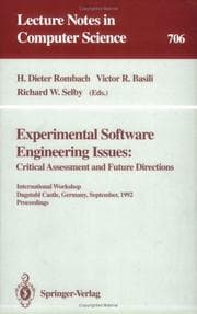 Tapa de Experimental software engineering issues