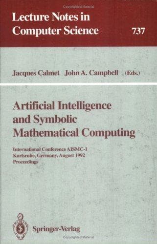 Tapa de Artificial Intelligence and Symbolic Mathematical Computing