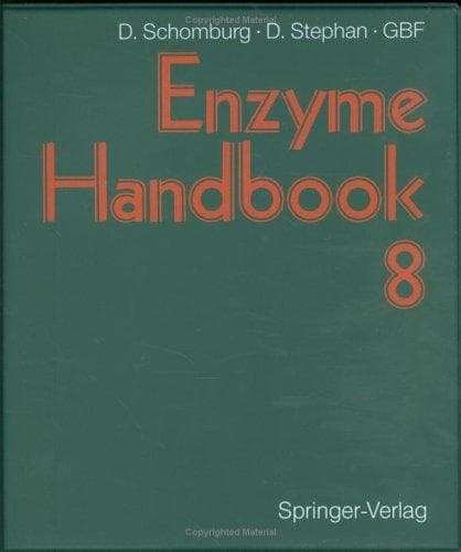 Tapa de Enzyme Handbook: Volume 8: Class 1.13 - 1.97