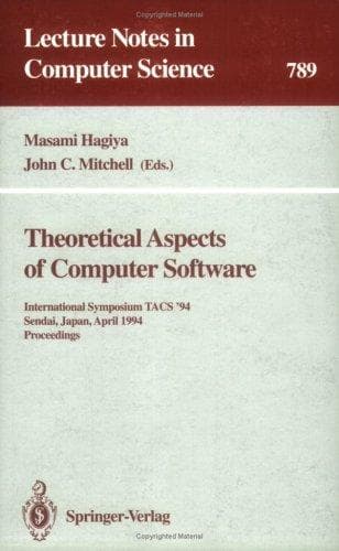 Tapa de Theoretical aspects of computer software