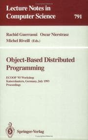 Tapa de Object-based distributed programming