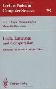 Tapa de Logic, language, and computation