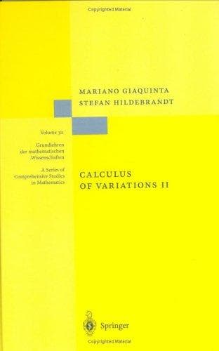 Tapa de Calculus of Variations II