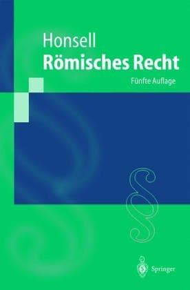 Tapa de Römisches Recht