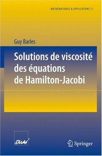 Tapa de Solutions de viscosité des équations de Hamilton-Jacobi