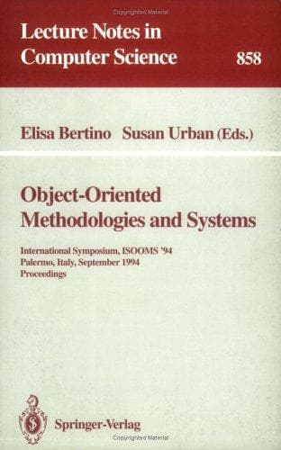 Tapa de Object-oriented methodologies and systems