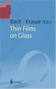 Tapa de Thin films on glass