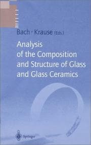 Tapa de Analysis of the composition and structure of glass and glass ceramics