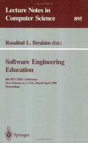 Tapa de Software Engineering Education