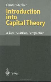 Tapa de Introduction into capital theory