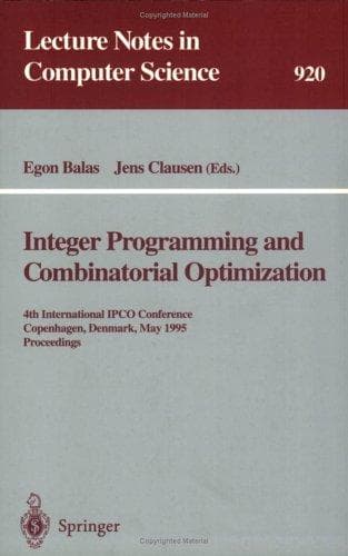 Tapa de Integer Programming and Combinatorial Optimization