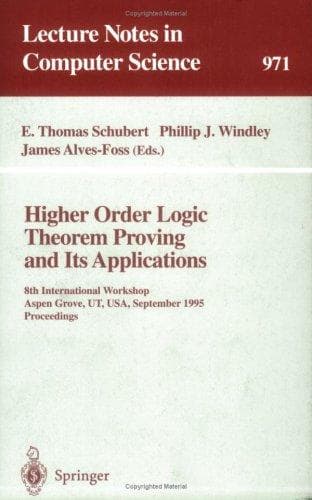 Tapa de Higher order logic theorem proving and its applications