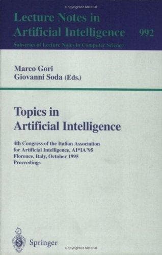 Tapa de Topics in artificial intelligence