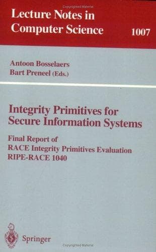 Tapa de Integrity Primitives for Secure Information Systems