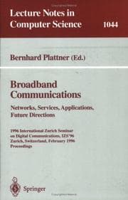 Tapa de Broadband Communications: Networks, Services, Applications, Future Directions