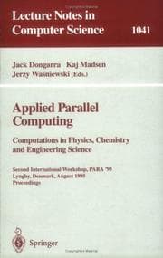 Tapa de Applied Parallel Computing Computations in Physics, Chemistry and Engineering Science