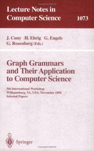 Tapa de Graph grammars and their application to computer science