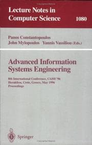 Tapa de Advanced information systems engineering
