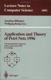 Tapa de Application and Theory of Petri Nets 1996