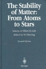 Tapa de The Stability of Matter: From Atoms to Stars