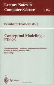 Tapa de Conceptual Modeling - ER '96