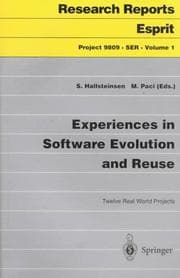 Tapa de Experiences in software evolution and reuse