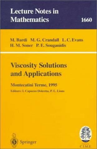 Tapa de Viscosity solutions and applications
