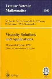 Tapa de Viscosity solutions and applications